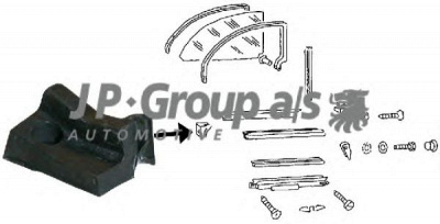 JP GROUP 8186101280 -  Прокладка, боковое стекло
